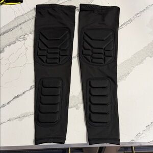 Youth Black Padded Compression Leg Sleeves- Basketball. 🏀